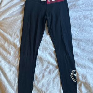 Victoria's Secret Black and Red Leggings